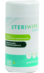 STERIWIPES lingettes Nettoyantes Désinfectantes